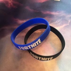 🎮 NEW Set of 2 Fortnite Rubber Baller Bracelet